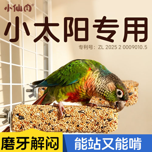 小太阳鹦鹉磨牙棒站杆玩具