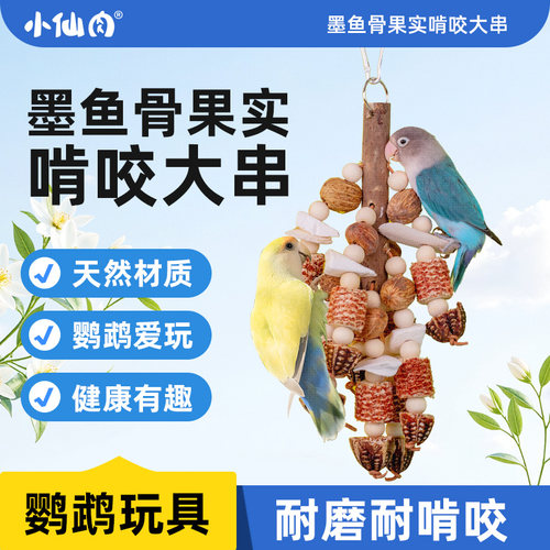 【35cm超大款】墨鱼骨串鹦鹉专用