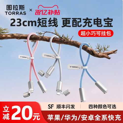 【小巧便携】图拉斯挂饰快充线