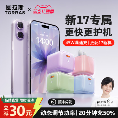 【papi酱同款】新17首选官方快充