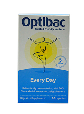 26年1月英国OptiBac小蓝瓶益生菌成人调理肠胃肠道胶囊90粒