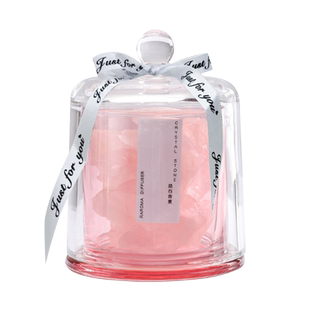 天然矿石真晶石香薰无火精油香氛持久卧室卫生间水晶香石摆件礼物