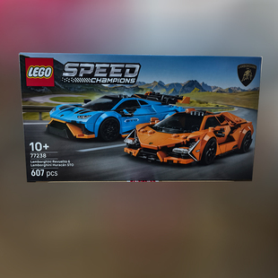 LEGO乐高77238兰博基尼 Revuelto与HuracánSTO 儿童拼搭积木玩具
