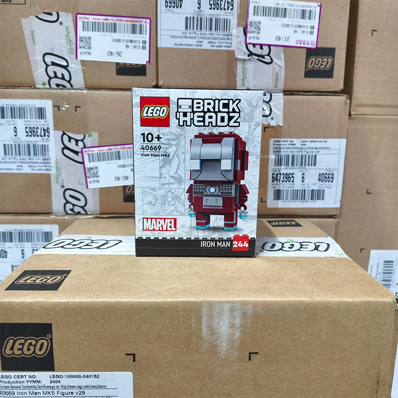 LEGO乐高方头仔40669钢普通塑料积木