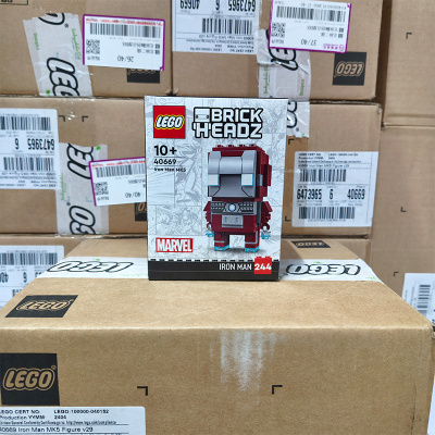 LEGO乐高方头仔40669钢铁侠MK5战甲男女儿童益智拼装积木玩具礼物