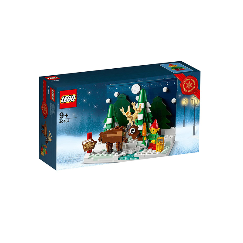 乐高圣诞老人前院LEGO40484冬季儿童益智拼装积木圣诞节礼物玩具