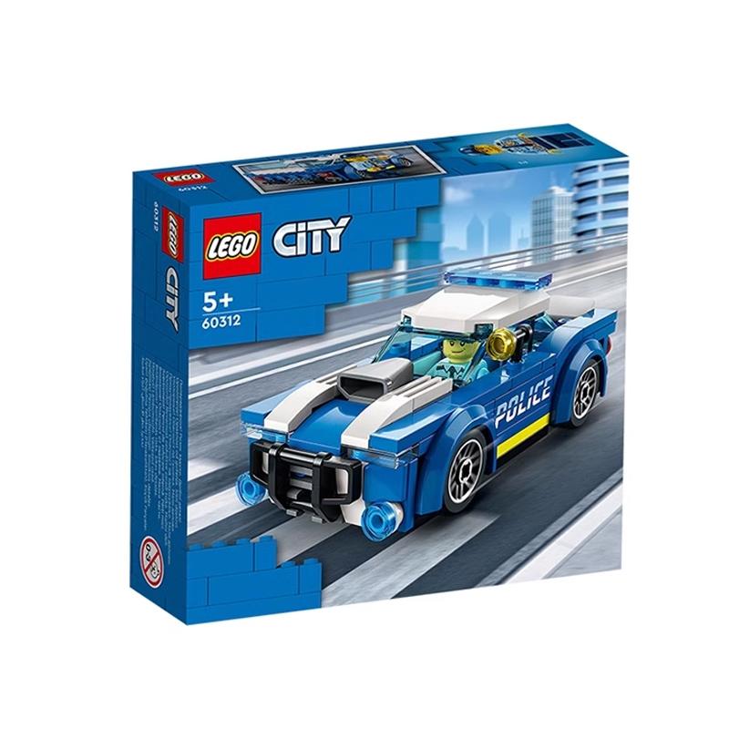 LEGO乐高60312警车乐高城市系列益智积木玩具男孩女孩生日礼物