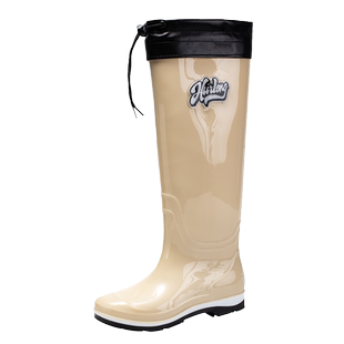 特高筒加长女款雨靴长筒防滑胶鞋工作软底外穿插秧鞋厨房洗车水靴