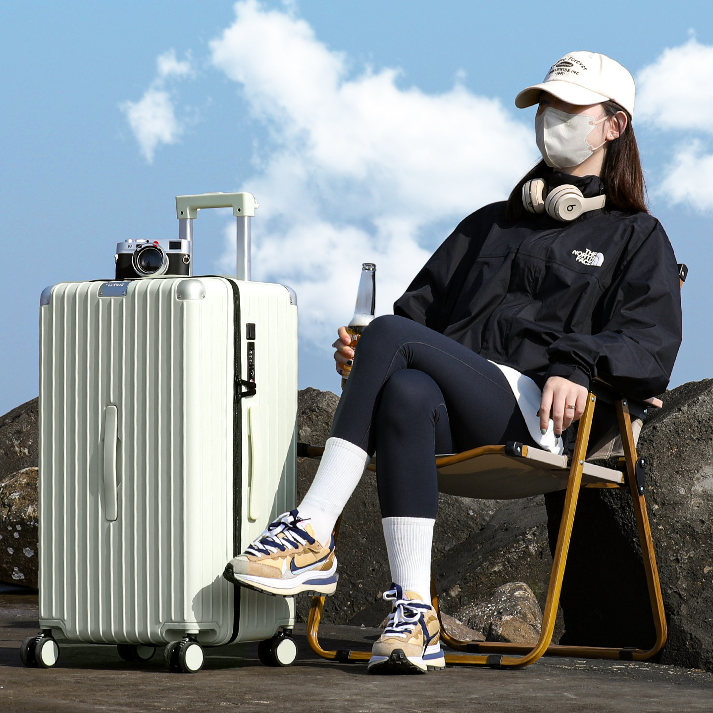 CiorvKuosti加厚大容量行李箱男女学生结实耐用拉杆旅行密码箱子