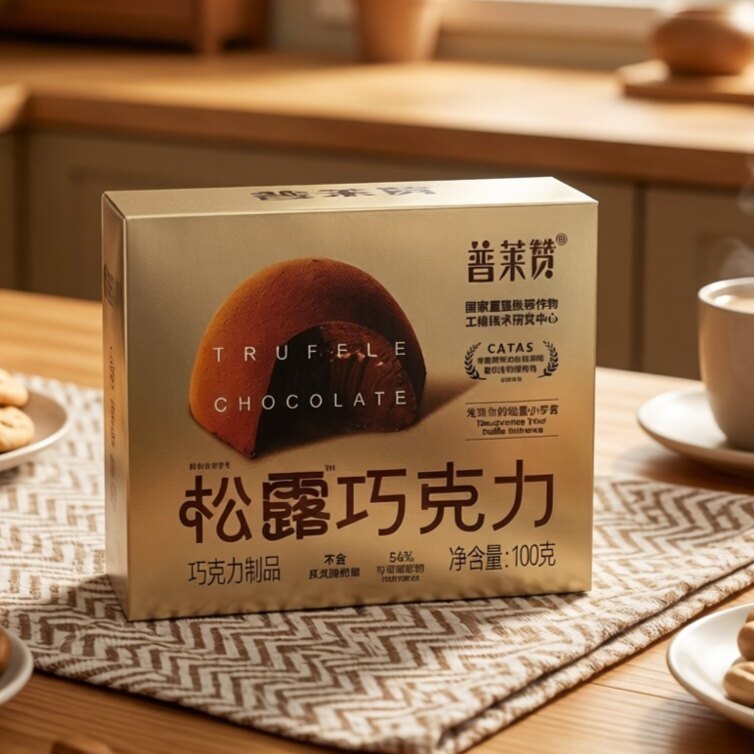 【100元4盒】热科院普莱赞松露巧克力混合口味办公司休闲小零食