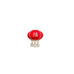 中国风喜庆福字灯笼新年胸针女创意别针大衣配饰春节装饰新年礼物
