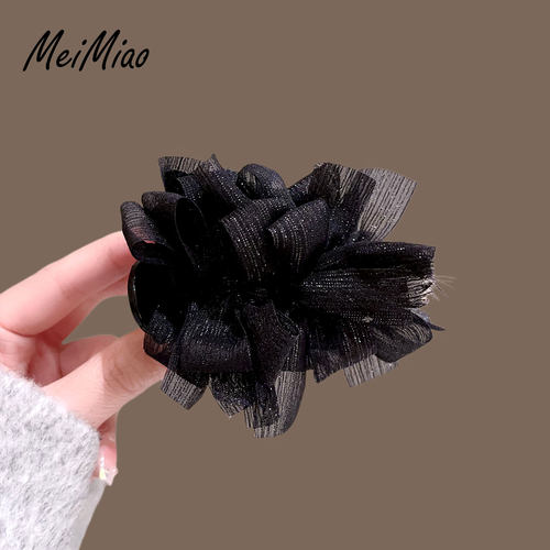 显发量多~时尚优雅丸子头抓夹