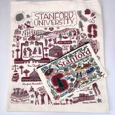 世界名校斯坦福大学周边同款零钱包帆布包手提包环保袋stanford