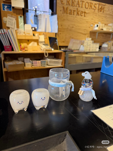 小樽同款牙齿玻璃杯琉璃杯雪人玻璃杯