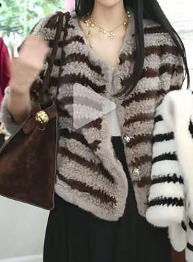 【颐着IZUO】小香风水貂蓝宝石咖啡貂原色