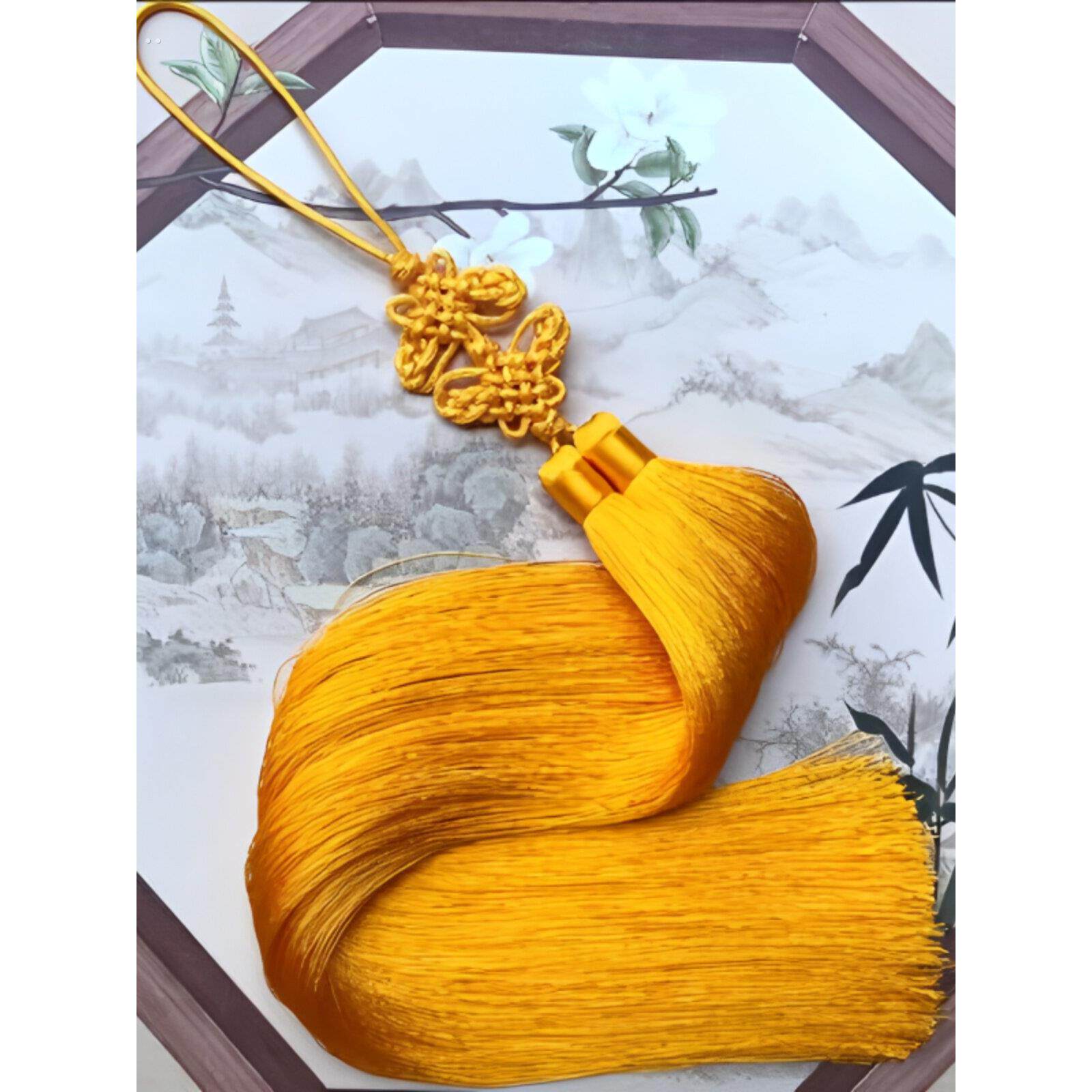 剑穗太极剑穗剑须回笼无静电武术比赛表演剑专用不缠手不脱丝剑穗