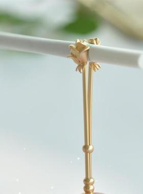 创意夹烟指环复古戒圈抽烟托男女可调节防手指异味变黄潮细烟支架