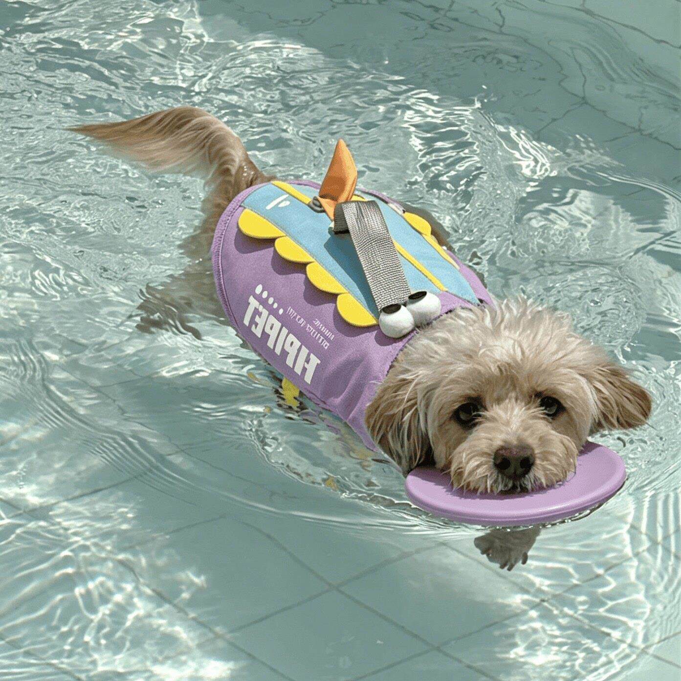 狗狗救生衣宠物泳衣小型犬夏季泳池游泳衣服户外海边小狗漂浮衣