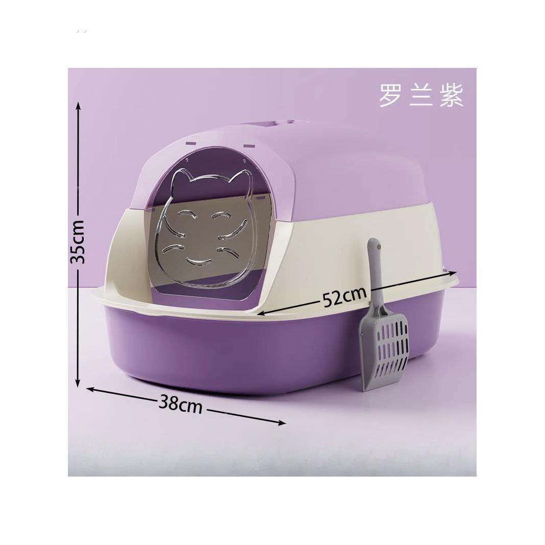 猫砂盆自动清理超大号消毒防臭全封闭式猫厕所猫砂盆特大号防外溅