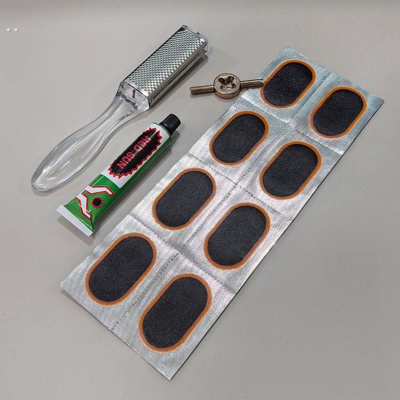 补胎片胶水内胎修补补丁胶片补胎工具套装自行车摩托电动车补胎胶