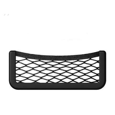 手机袋车载收纳盒汽车隔离网车上置物架多功能车载储物网兜无痕胶