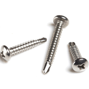 M3.5M3.9M4 410不锈钢十字圆头钻尾螺丝盘头燕尾自攻自钻加硬 6.3