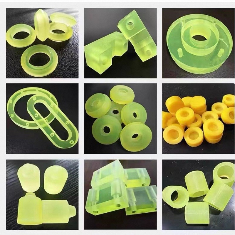 聚氨酯棒牛筋棒pu防撞缓冲垫片高弹力减震优力胶耐磨PU板开模加工