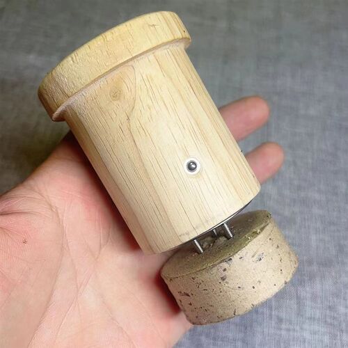 玄黄砭石艾灸罐仪器可携式手持家用悬灸罐刮痧一体器具中医专用