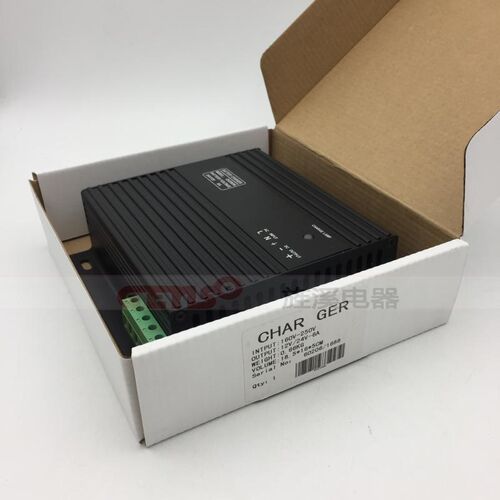 柴油发电机组蓄电池电瓶充电器4A.6A.10A智能浮充12V/24V手动切换