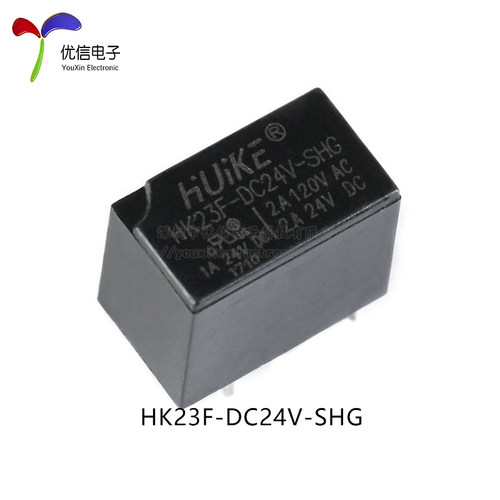 汇科继电器 HK23F-DC5V 12V 24V-SHG 2A 6脚 代替G5V-1-5VDC