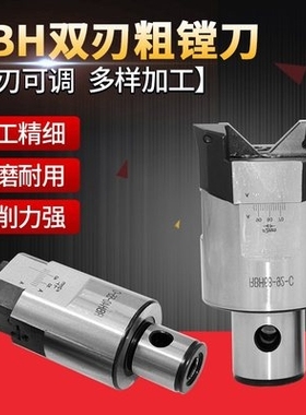 可调式双刃粗镗刀RBH19-25 25-33 32-42 40-55 52-70 68-92-C镗头