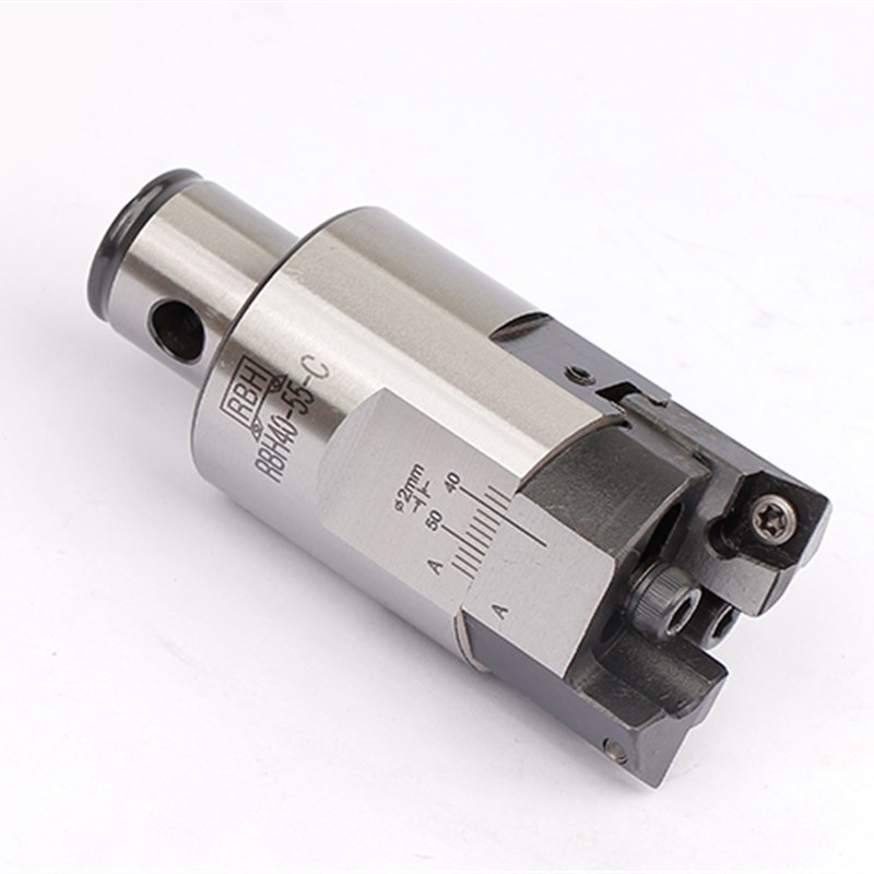 镗刀柄lLBK粗镗头可调式RBH双刃bt40加工中心粗镗刀杆镗孔