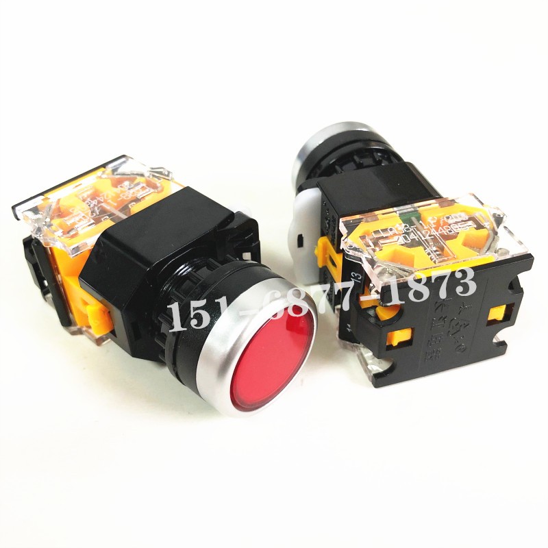 江阴长江LA38-11/203 LA38-1D1BN平头自复位自锁 启动停止按钮开