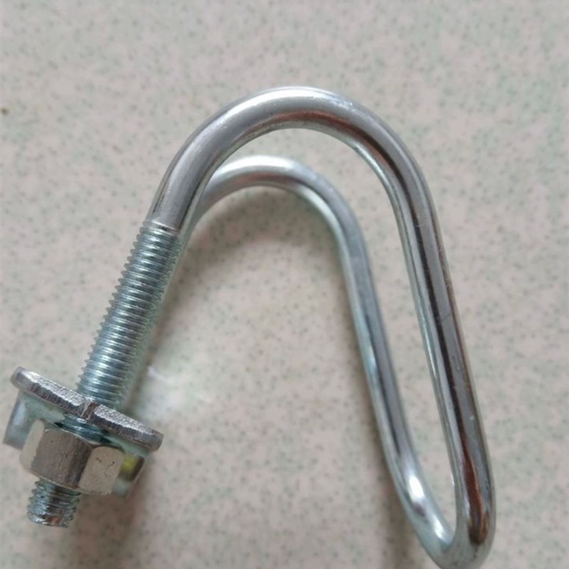 镀锌十字U型卡扣固定o钢管管卡脚手架扣件连接件四分一寸单双抱箍