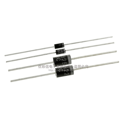 1N5817/1N5819/1N5822/1N5825 1A3A40V肖特基二极体 直插 大芯片