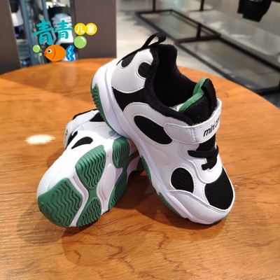 安踏儿童2025冬312540092男婴童二棉鞋熊猫加绒保暖魔术贴运动鞋