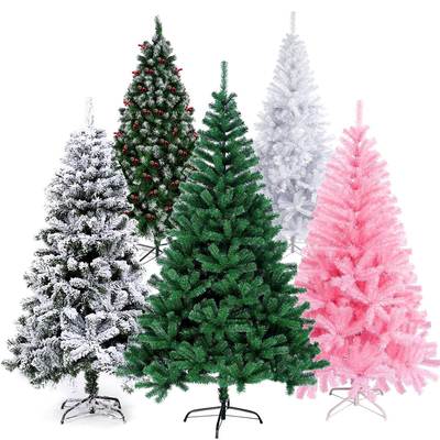 Encrypted Christmas tree decorations圣诞节加密圣诞树粉色白色