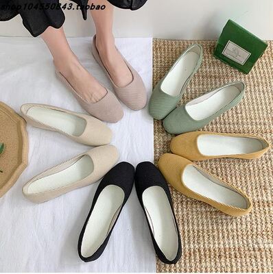 2020flat shoes woman shoes ladies shoes 女豆豆鞋夏款 软底 43