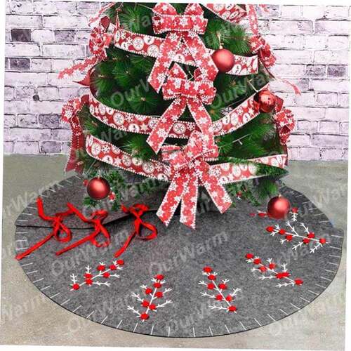 OurWarm Christmas Tree Skirt 30/36/48inch Round Carpet