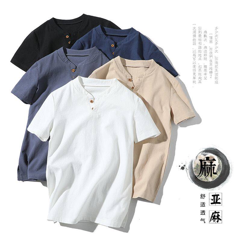 茶艺师工作服足疗按摩推拿师工装中医养生馆短袖体tT恤男技师衣服