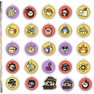 蛋仔派对游戏周边 揪出捣蛋鬼钥匙扣研究蛋变形蛋可爱搞怪小挂件