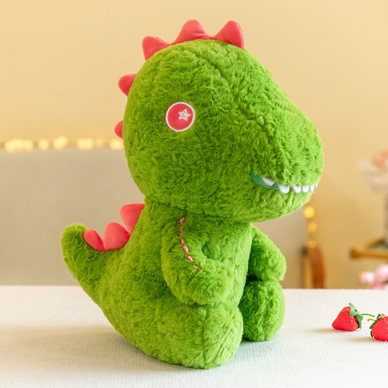 网红亚古龙公仔毛绒玩具可爱绿色恐龙男孩子玩偶抱枕娃娃生日礼物