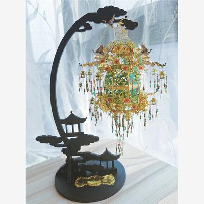 拼酷葡萄花鸟纹银香囊无