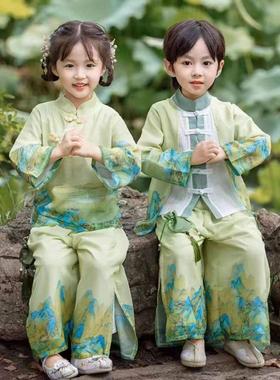 H3 男童温变蚕丝保暖内衣套装加厚冬季儿童发热睡衣秋衣秋裤4291