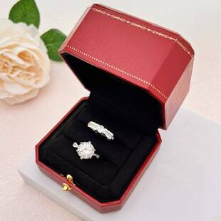 彷真婚情一侣对戒假结婚假戒钻戒对婚求戒婚订婚婚礼钻石道具戒指