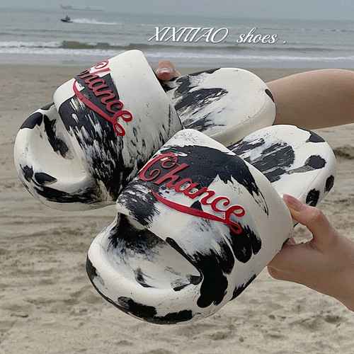 细细条情侣街头个性潮酷凉拖鞋