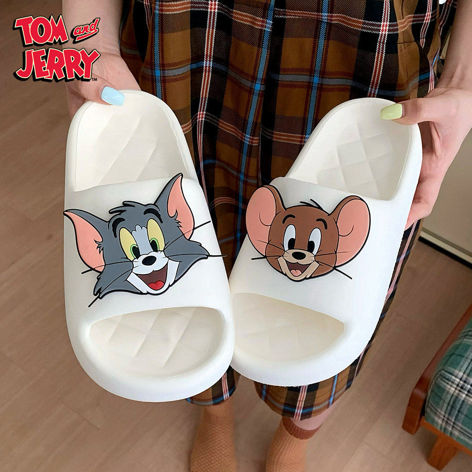 正版猫和老鼠一字拖鞋男女士夏季可爱杰利汤姆情侣居家凉拖鞋ins,居家布艺,居家凉拖/凉鞋,淘宝优惠券,粉丝福利购,淘宝优惠卷