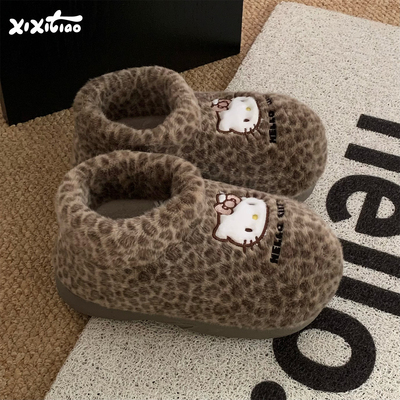 细细条正版HelloKitty猫雪地靴