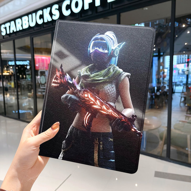 和平精英ipad10保护套pro2024款11寸5苹果air6平板mini7壳4迷你3适用2三折1带笔槽2018九8第9代2020游戏2021