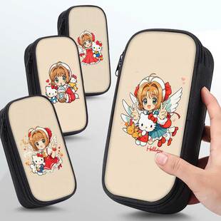 美少女战士凯蒂猫hellokitty笔袋小学生铅笔盒2026新款超火文具袋初中生笔盒学生文具盒儿童网红爆款女生女孩